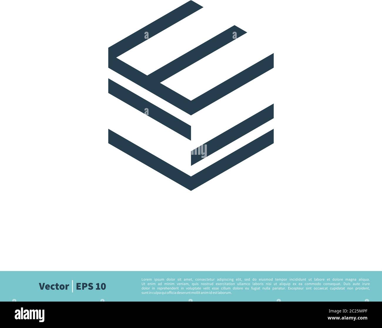 Hexagon Lines Icon Vector Logo Template Illustration Design. Vector EPS 10. Stock Vector
