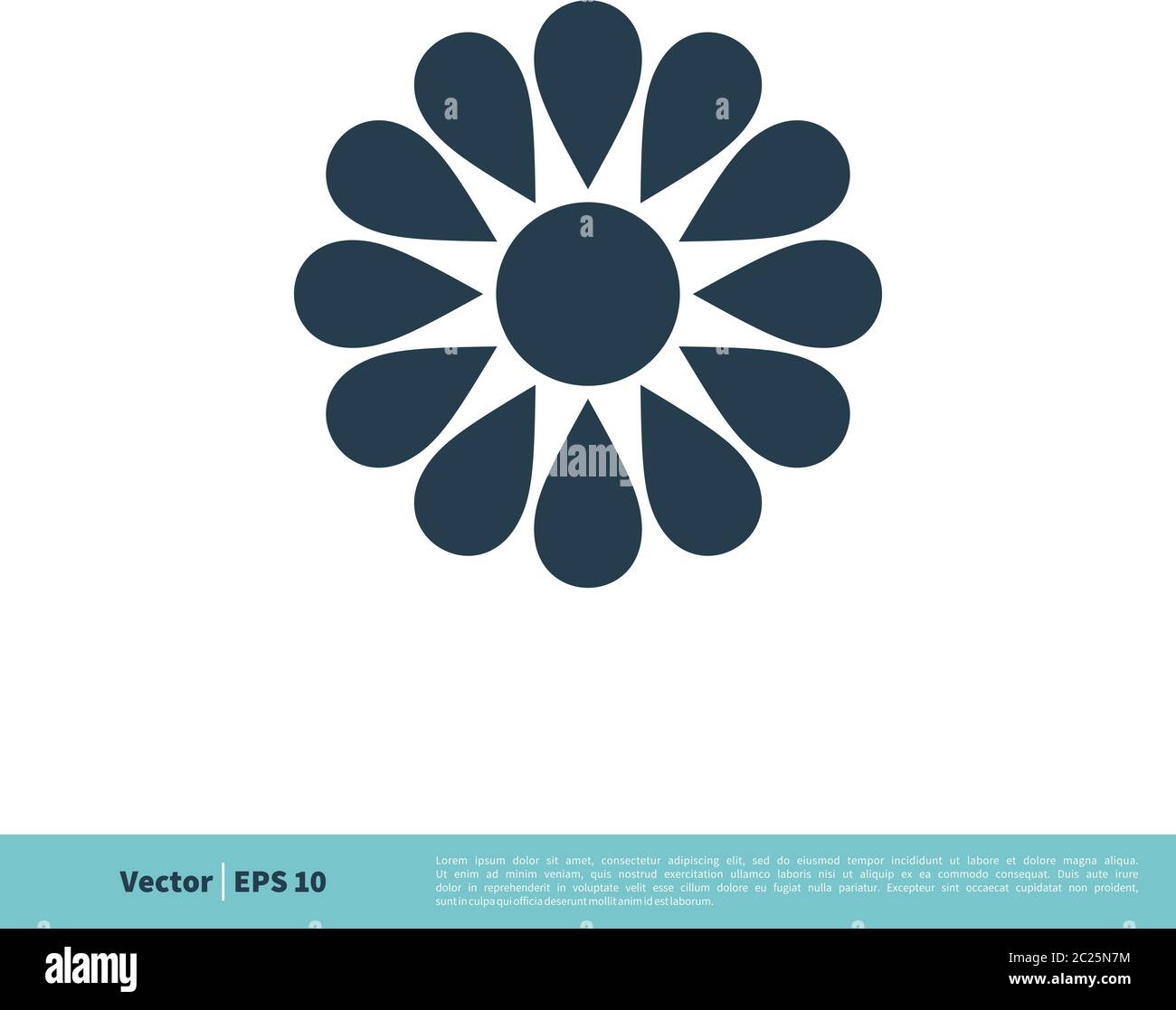 Ornamental Flower Icon Vector Logo Template Illustration Design. Vector ...