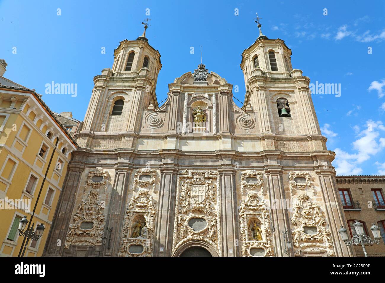 Church of Santa Isabel de Portugal, Zaragoza, Spain Stock Photo