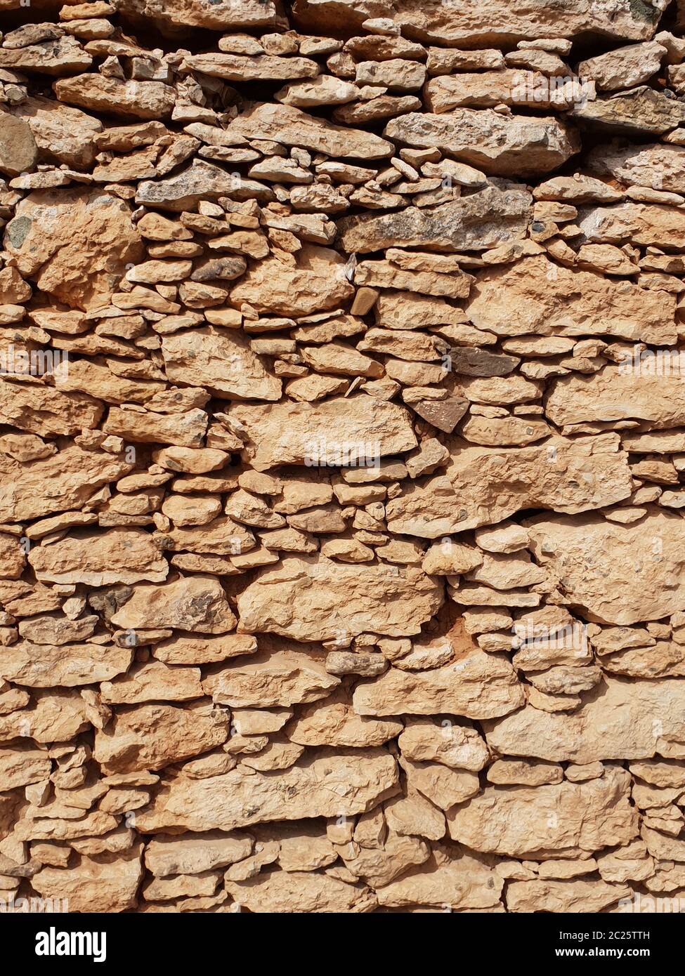 Quarry stone work in closeup Stock Photo