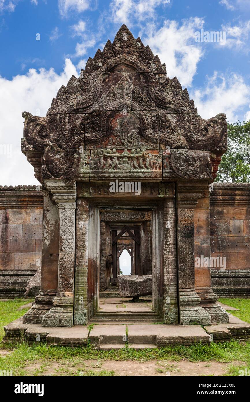 Preah Vihear Temple, Gopura ii(2nd  Gate), Hindu temple of ancient Khmer Empire, Preah Vihear province, Cambodia, Southeast Asia, Asia Stock Photo