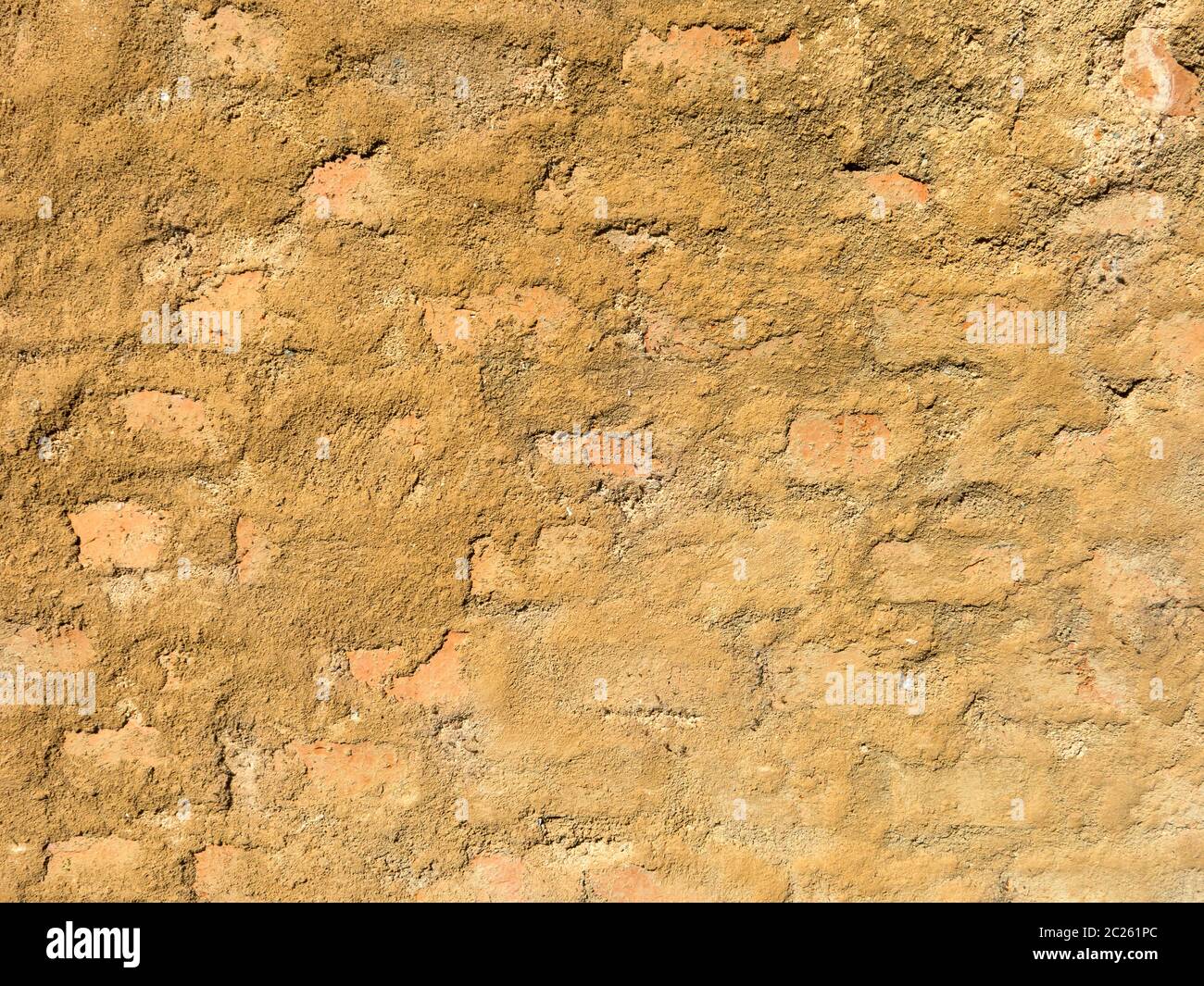 Brick wall texture in a rustic house Stock Photo