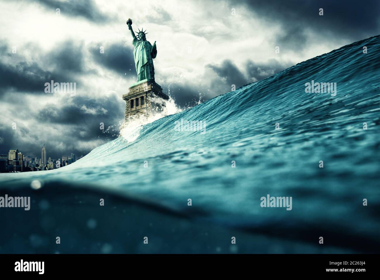 Chemical Weathering Statue Of Liberty