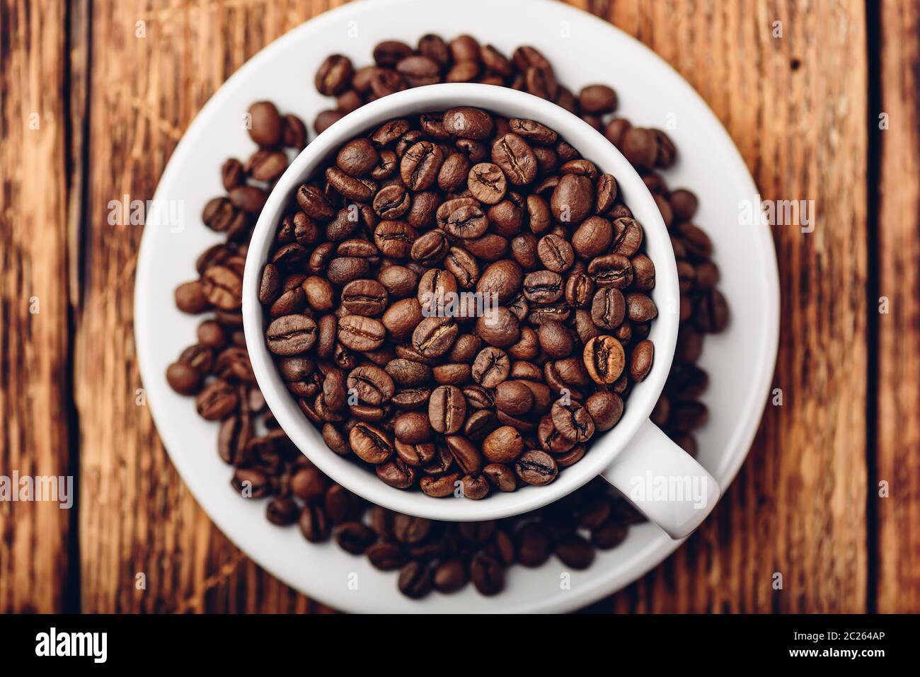 Turka Black Plate Coffee Beans On Stock Photo 1915902472
