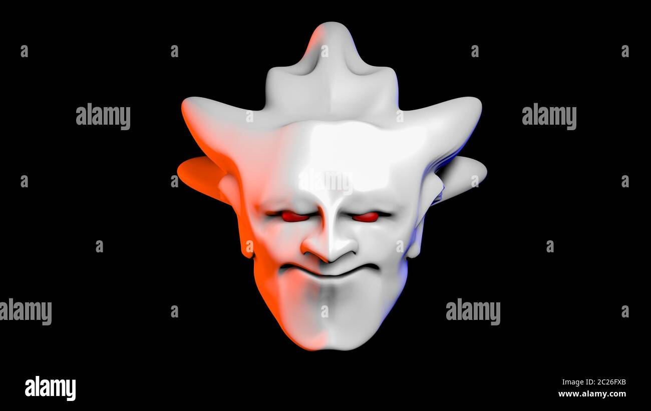 Illustration of a demon head hi-res stock photography and images - Page 7 -  Alamy