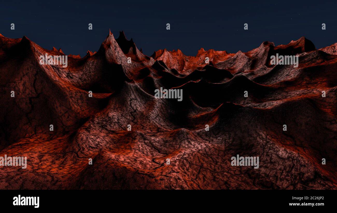 Abstract 3d landscape hi-res stock photography and images - Alamy