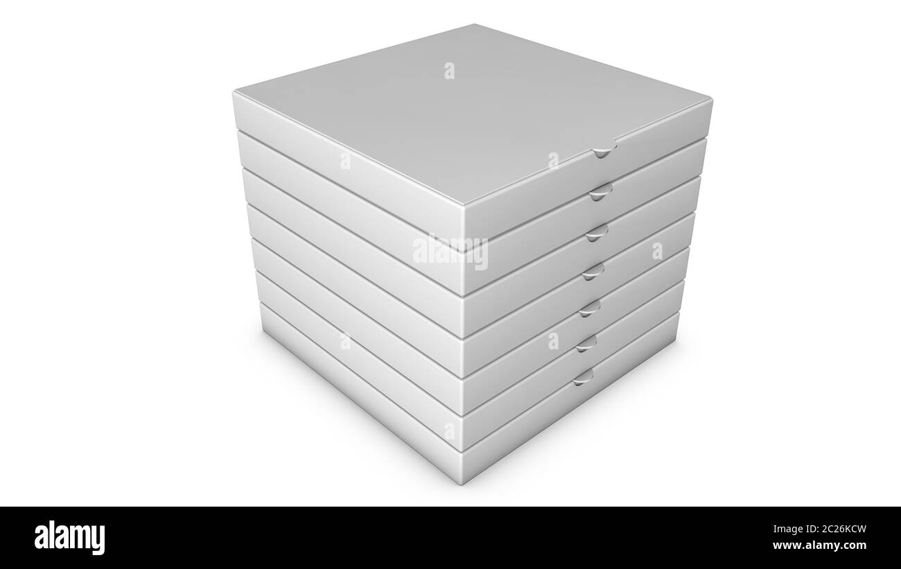 Stacks of pizza boxes hi-res stock photography and images - Alamy