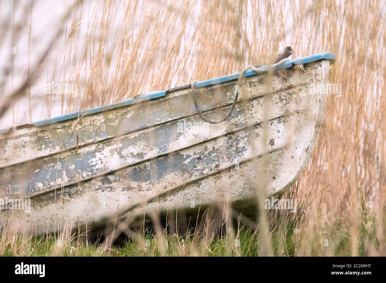 Old rowing boat on shore hi-res stock photography and images - Alamy