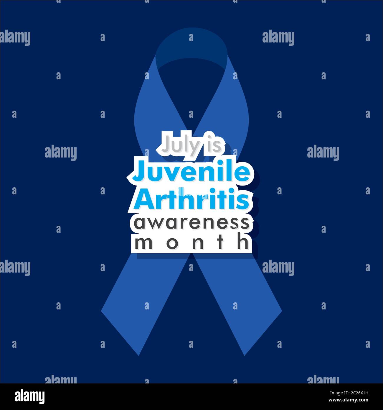 vector illustration of juvenile arthritis awareness month celebrate in july every year concept