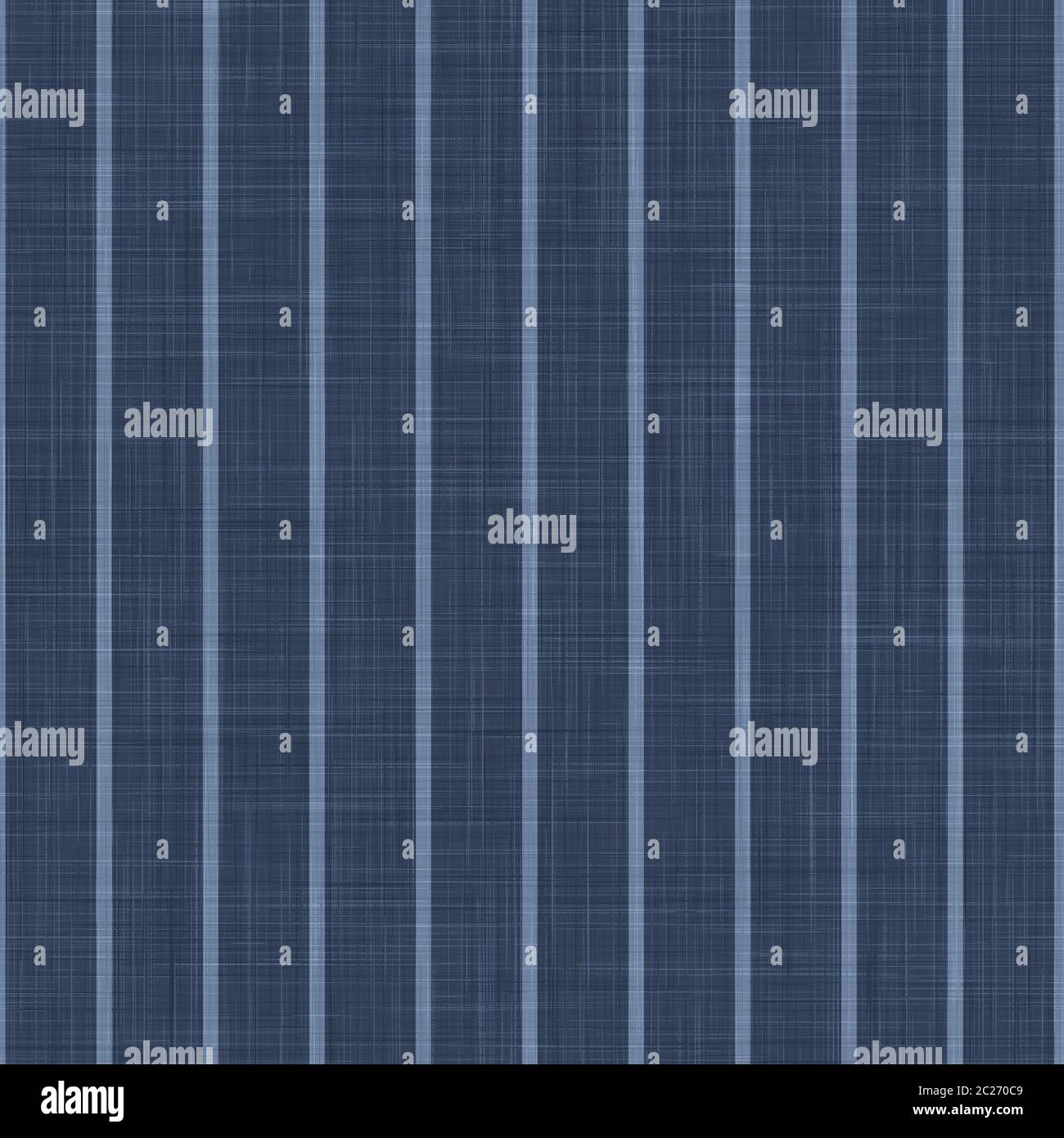 Blue Chambray Pinstripe Texture Background. Classic Preppy Shirting