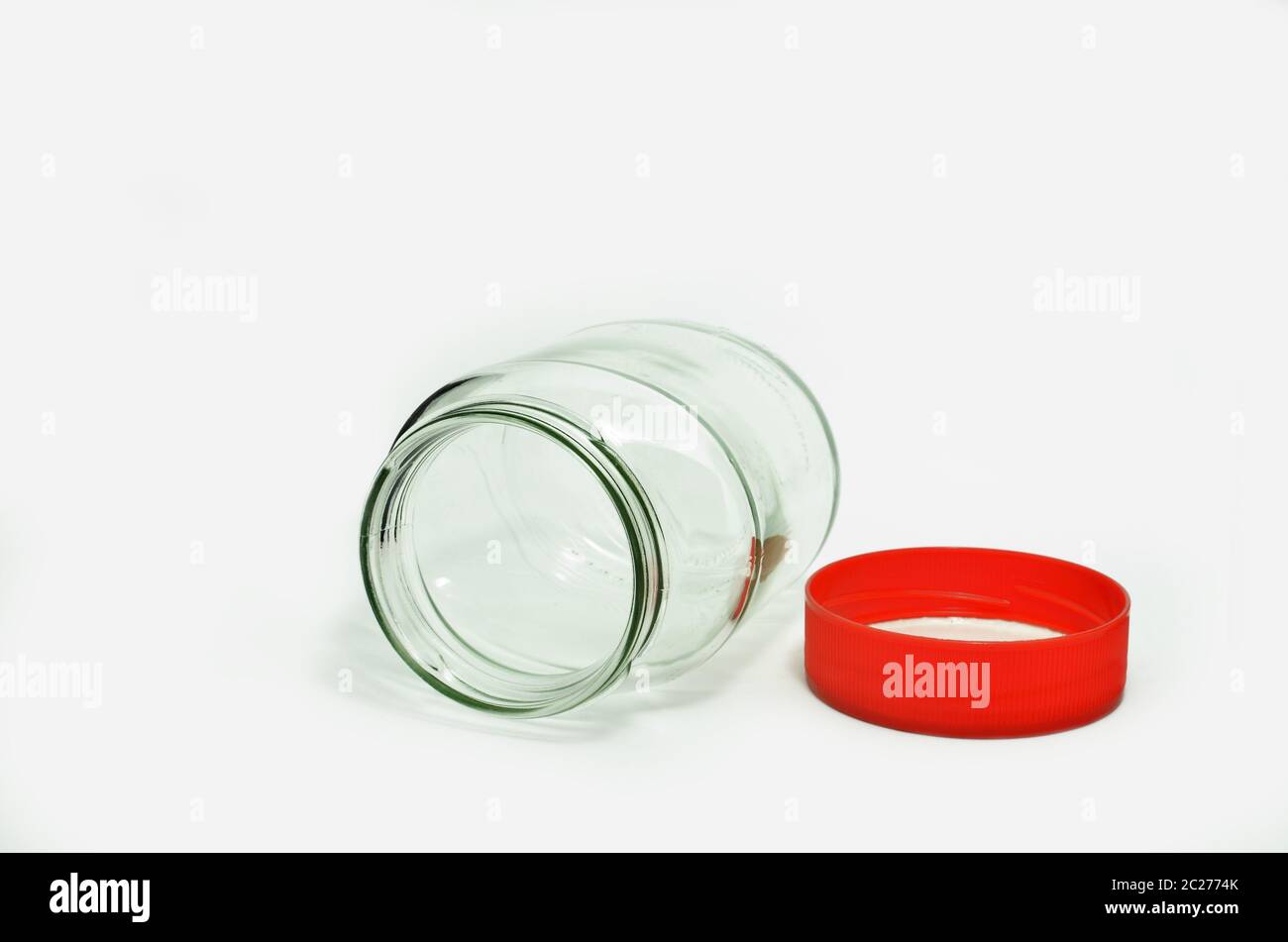 Empty bottle isolated in white background Stock Photo - Alamy