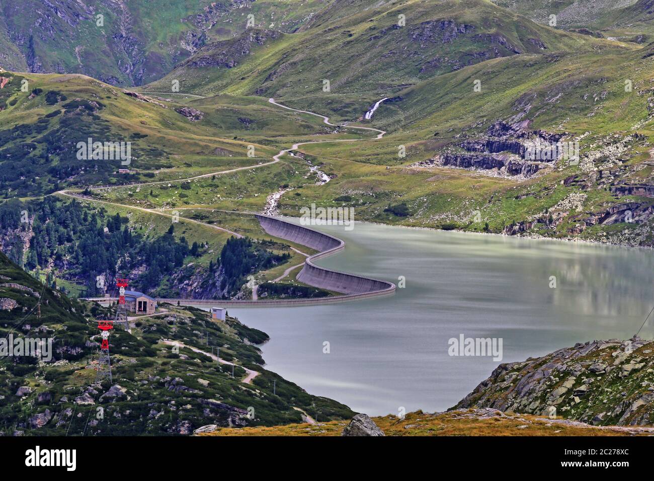 Tauernmoossee in the Hohe Tauern Stock Photo