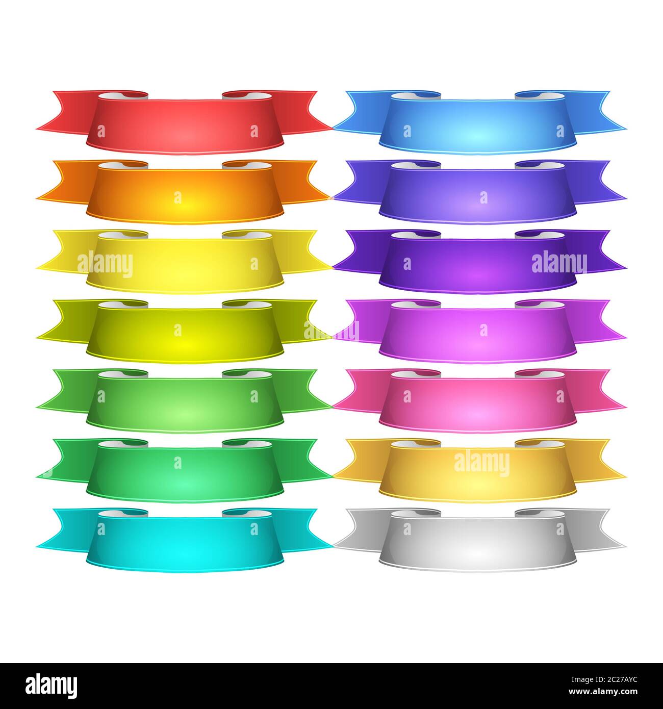Absolutely Ribbons Golden blue satin ribbons hi-res stock photography and images - Alamy