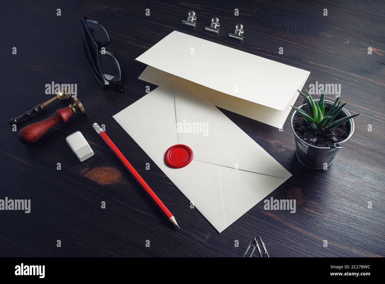 Vintage envelope, stationery Stock Photo Alamy