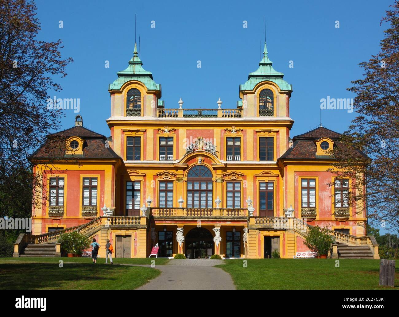 Schloss Favorite in Ludwigsburg.Baden-Wurttemberg,Germany Stock Photo