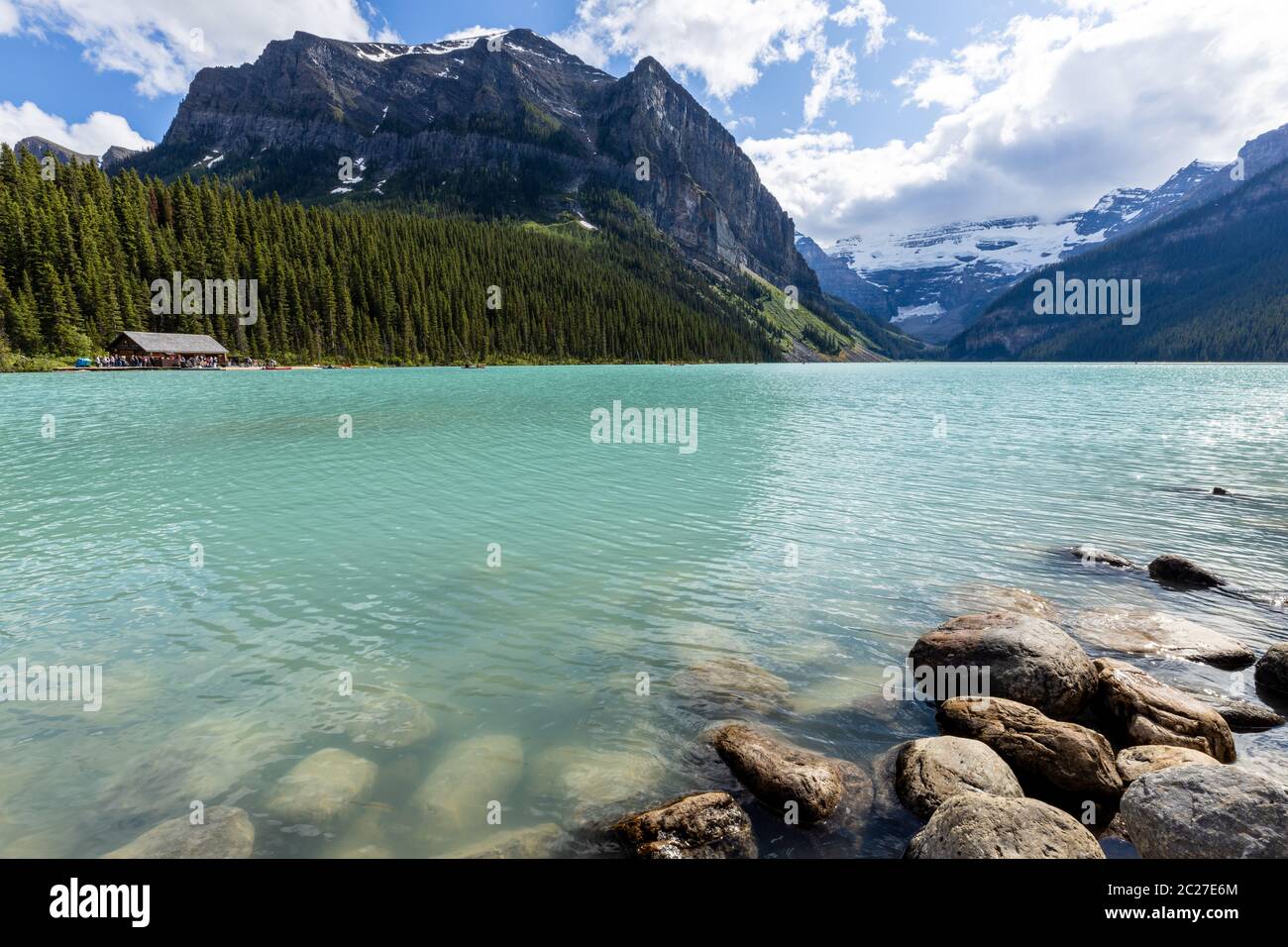 Lake Louise at Banff National Park of Canada Stock Photo - Alamy