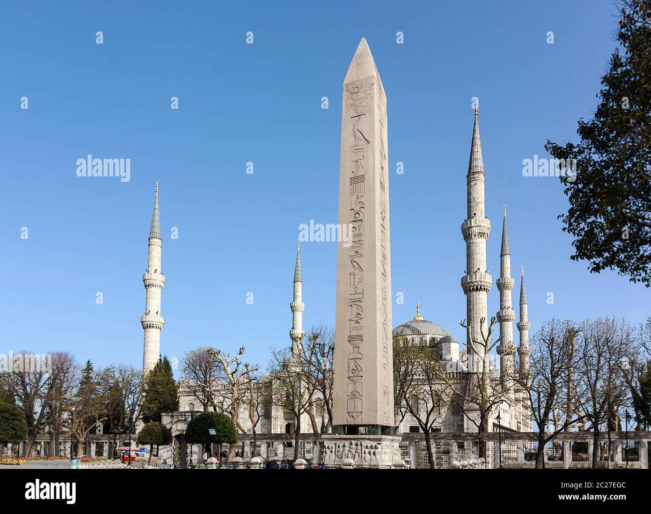 The place of Hippodrome, Istanbul Stock Photo