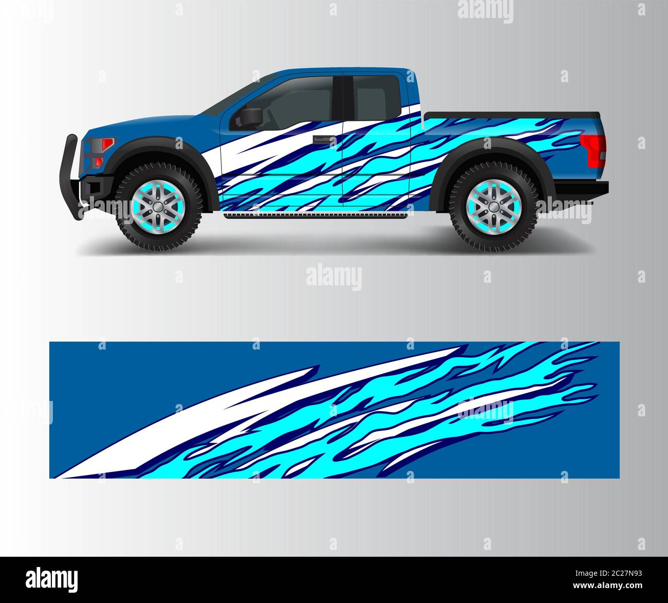 Pickup truck clearance graphics