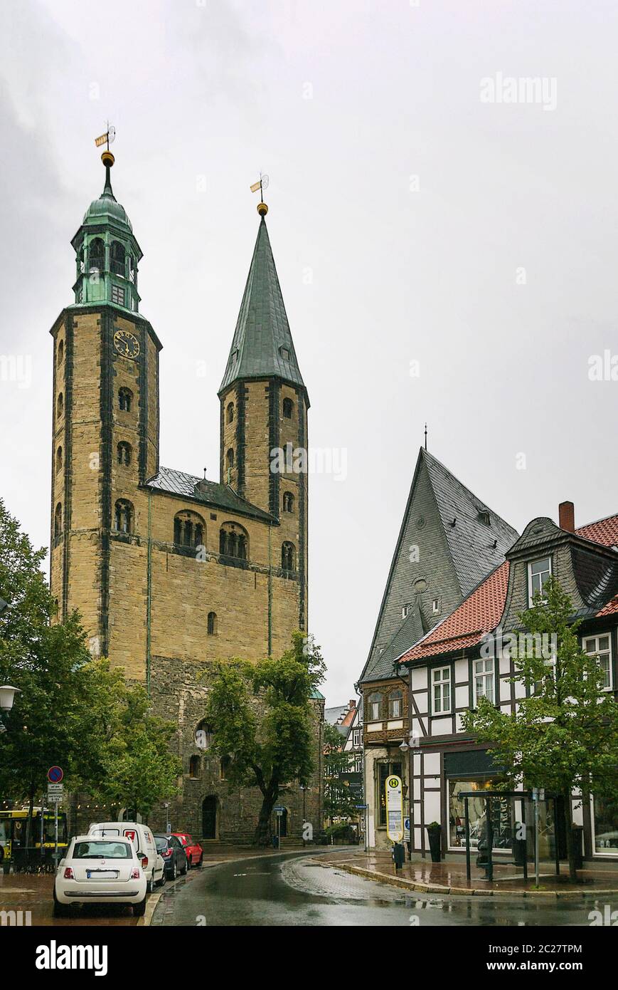 Market Church St. Cosmas and Damian, Goslar, Germany Stock Photo