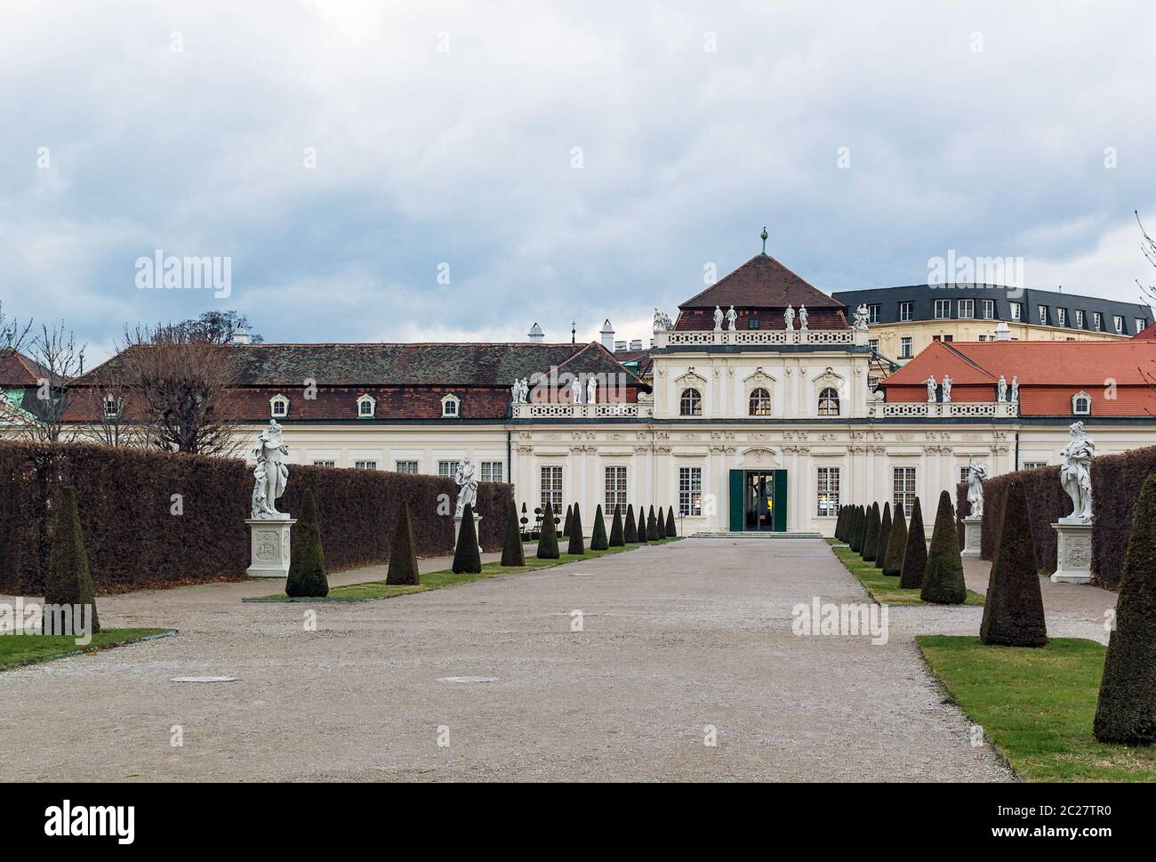 Lower Belvedere palace, Vienna Stock Photo