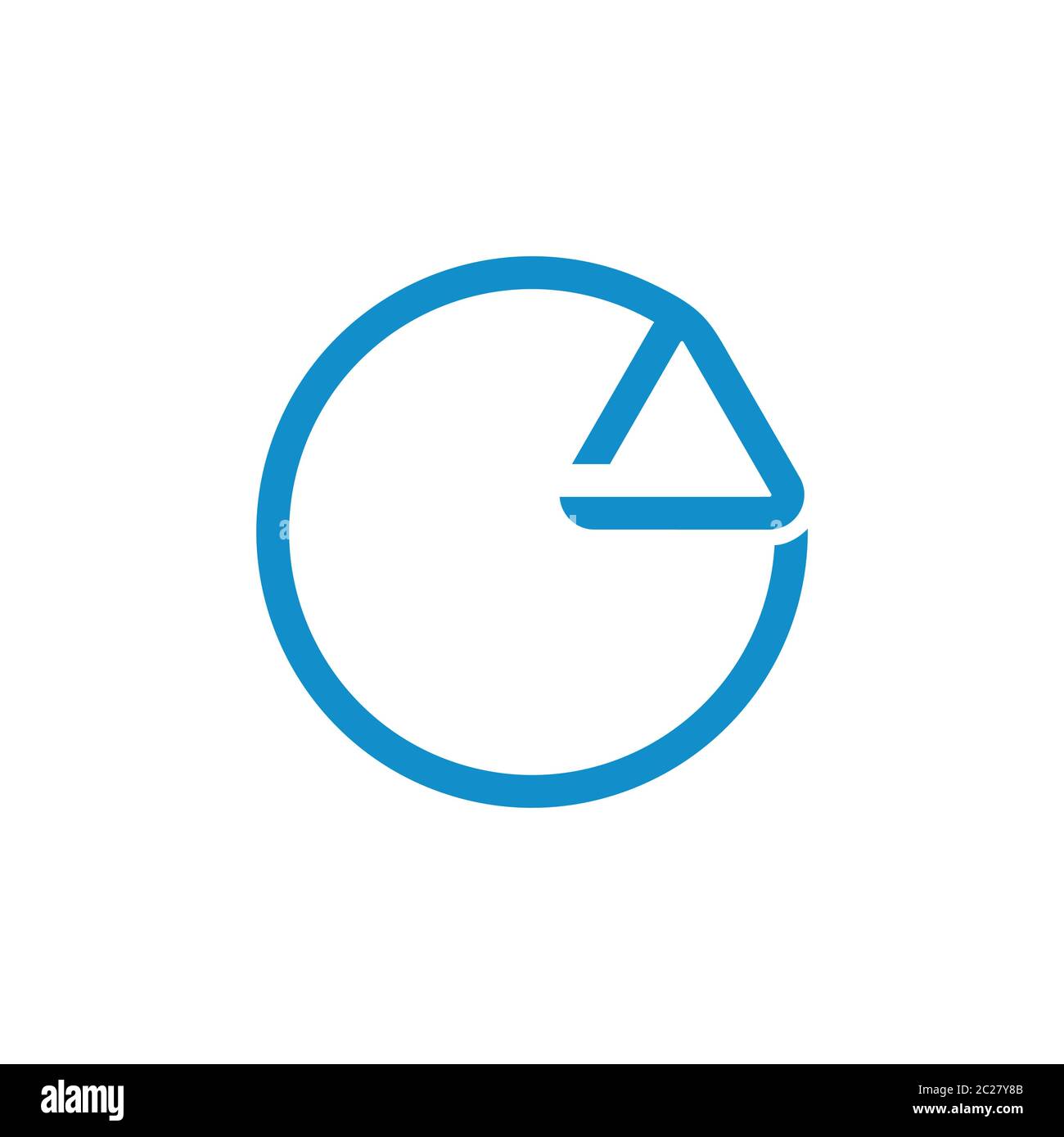 Arrow circle frame Cut Out Stock Images & Pictures - Alamy