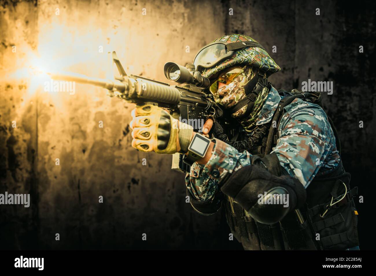 Special Forces soldier Stock Photo