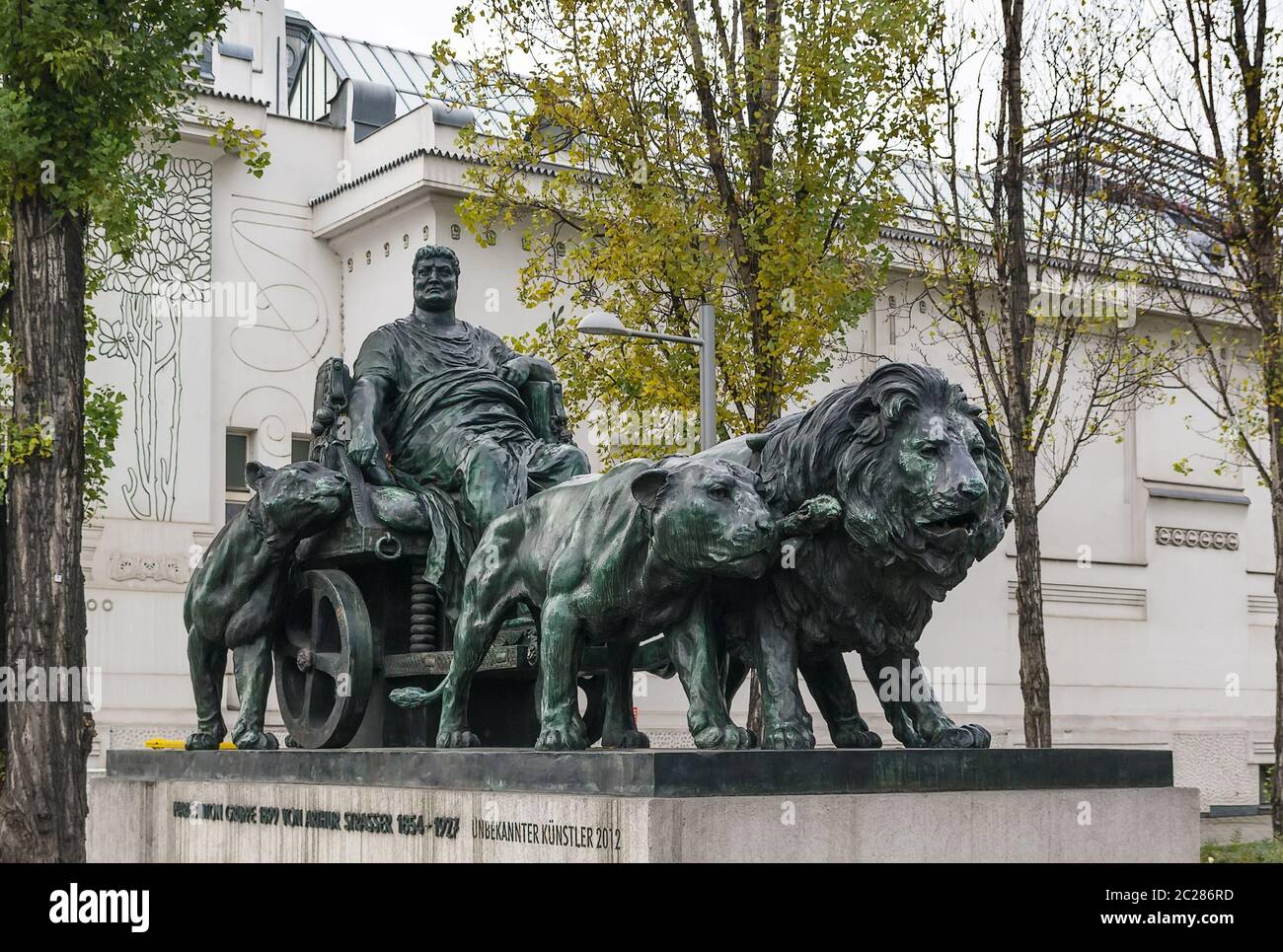 Statue of Marcus Antonius, Vienna Stock Photo