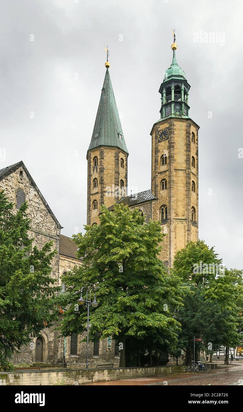 Market Church St. Cosmas and Damian, Goslar, Germany Stock Photo