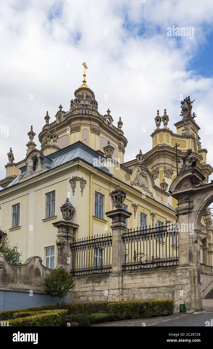 St George Cathedral Lviv Ukraine Stock Photo Alamy