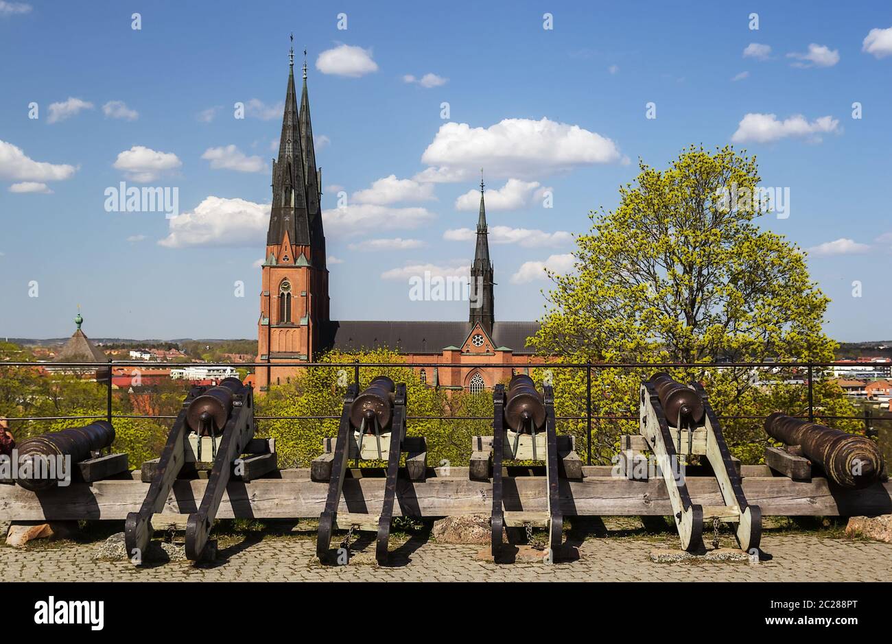 Uppsala Cathedral Stock Photo