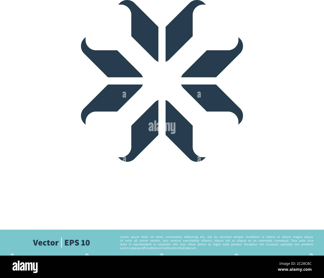 Ornamental Flower Icon Vector Logo Template Illustration Design. Vector ...
