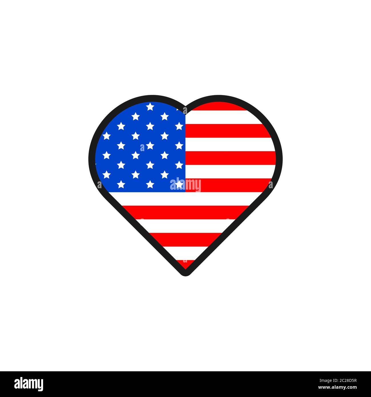 American flag vector design template illustration Stock Vector Image ...