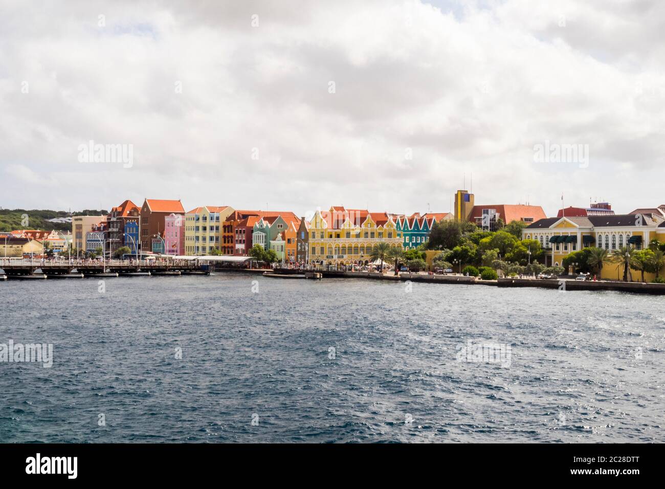 Caribbean Sea - Curacao, Willemstad on the ABC Islands Stock Photo
