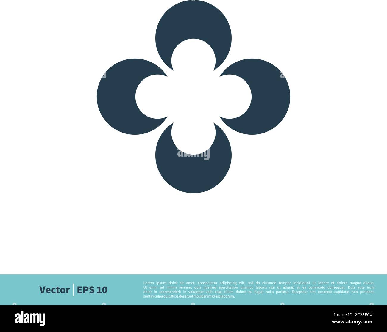 Ornamental Decorative Flower Icon Vector Logo Template Illustration ...