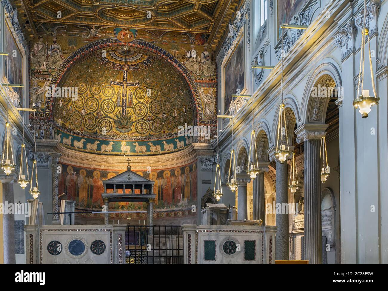 Basilica of San Clemente, Rome Stock Photo