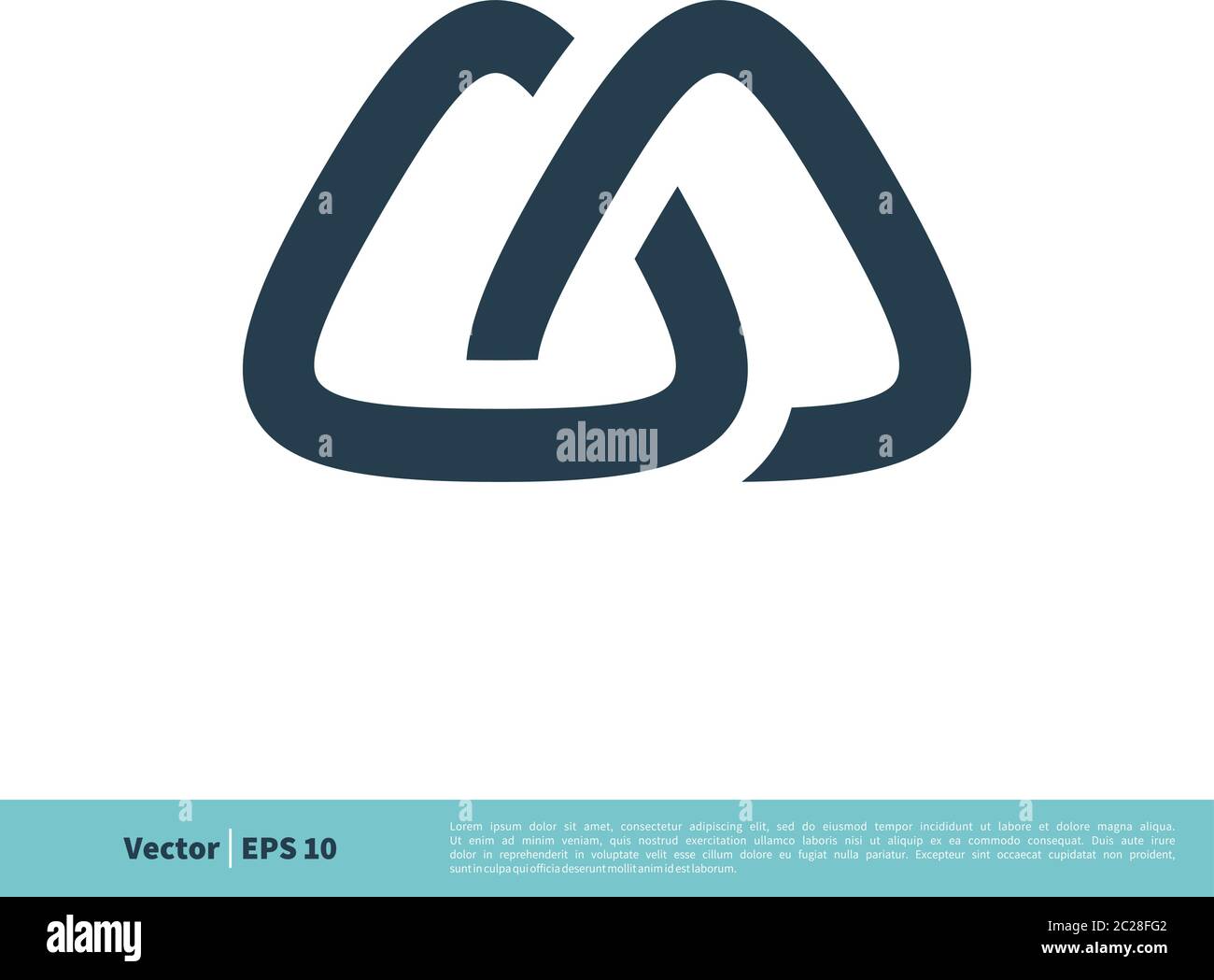 Triangle M Letter Abstract Icon Logo Vector Template Illustration