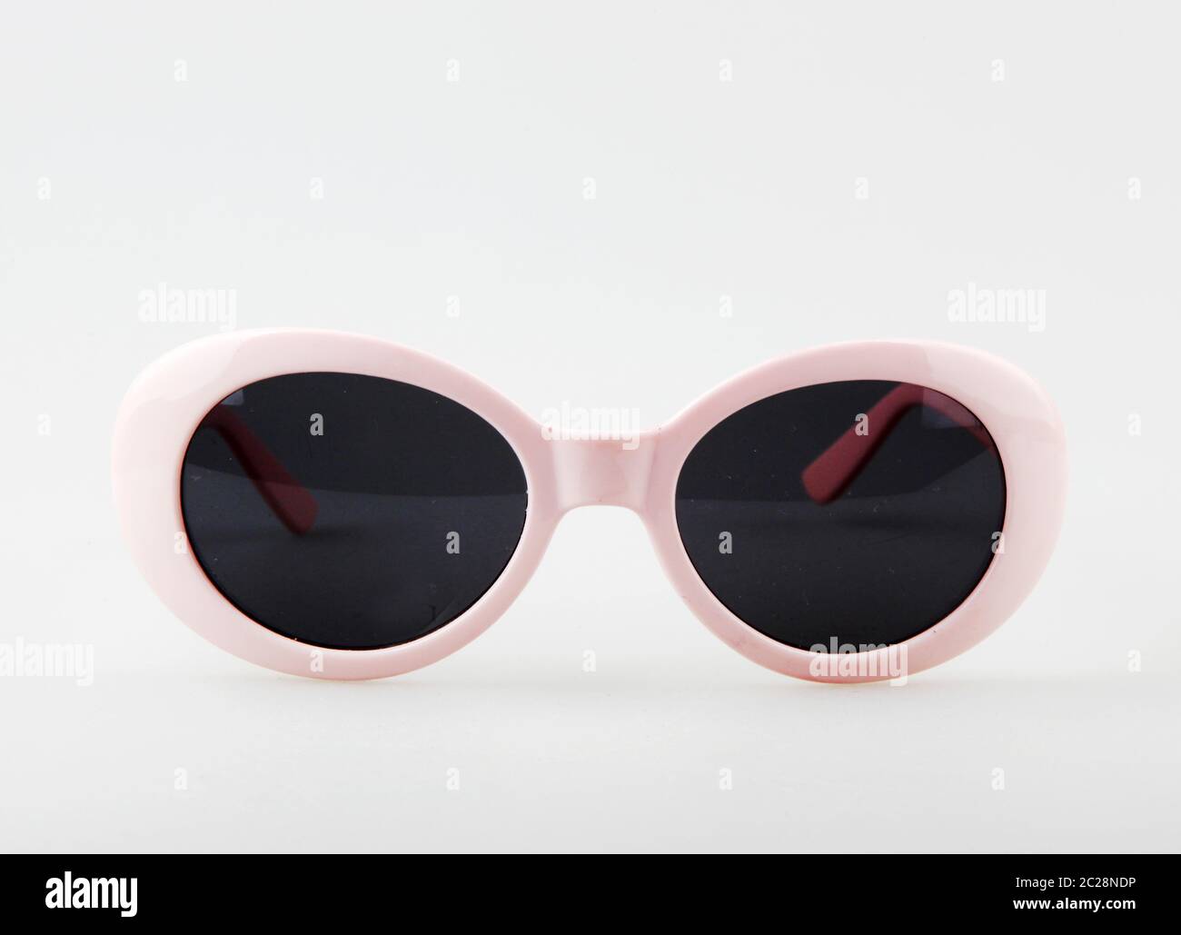 Women's Pink Sunglasses Against White Background Stock Photo - Alamy