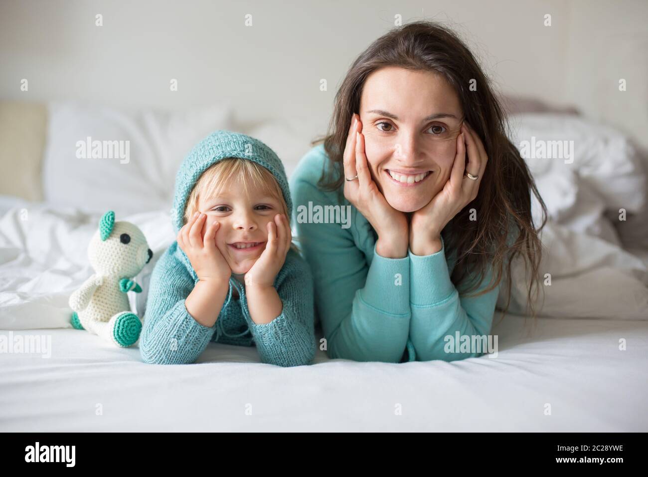 mother and baby boy matching outfits