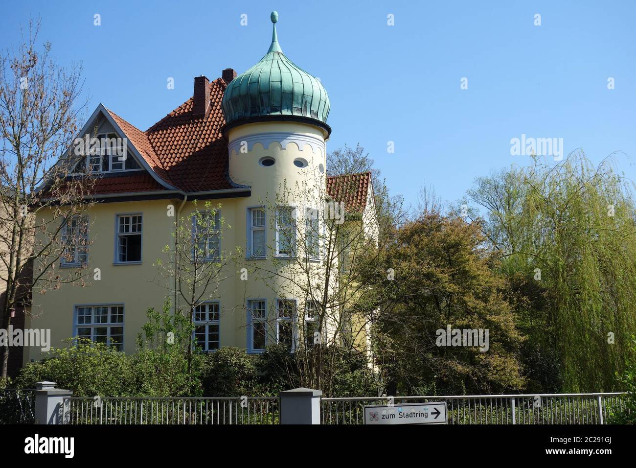 Villa in Vechta Stock Photo