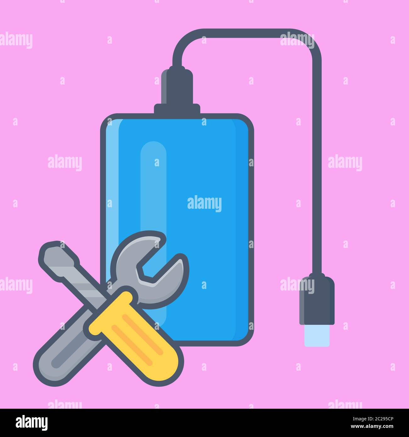Hdd backup hard drive Stock Vector Images Alamy