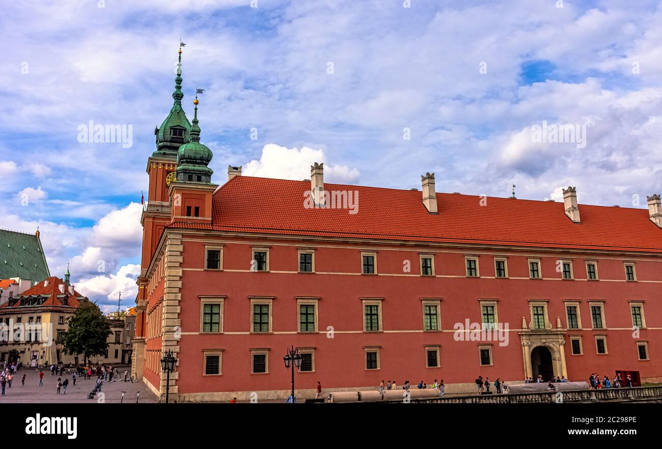Royal Castle in Warsaw, Masovia, Poland Stock Photo