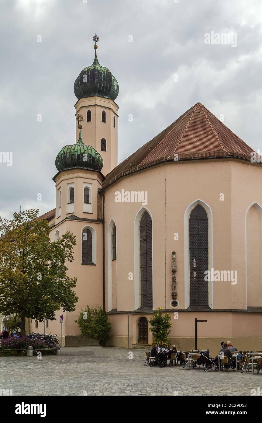 Jesuit Church, Straubing, Germany Stock Photo
