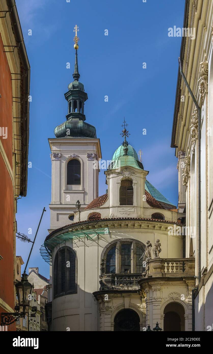 Italian Chapel of the Assumption of Our Lady,  Prague Stock Photo