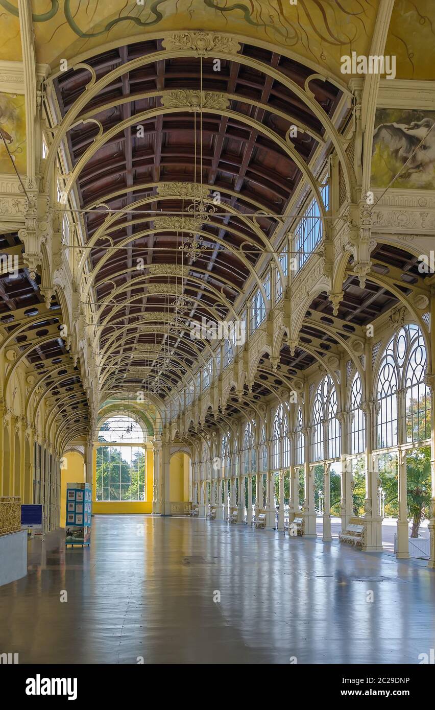 Czech colonnade spring water spa hi-res stock photography and images ...