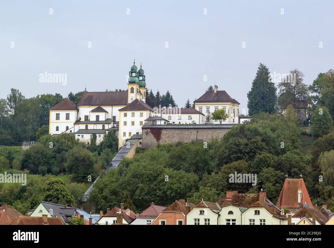 view of Church Mariahilf, Passau, Germany Stock Photo