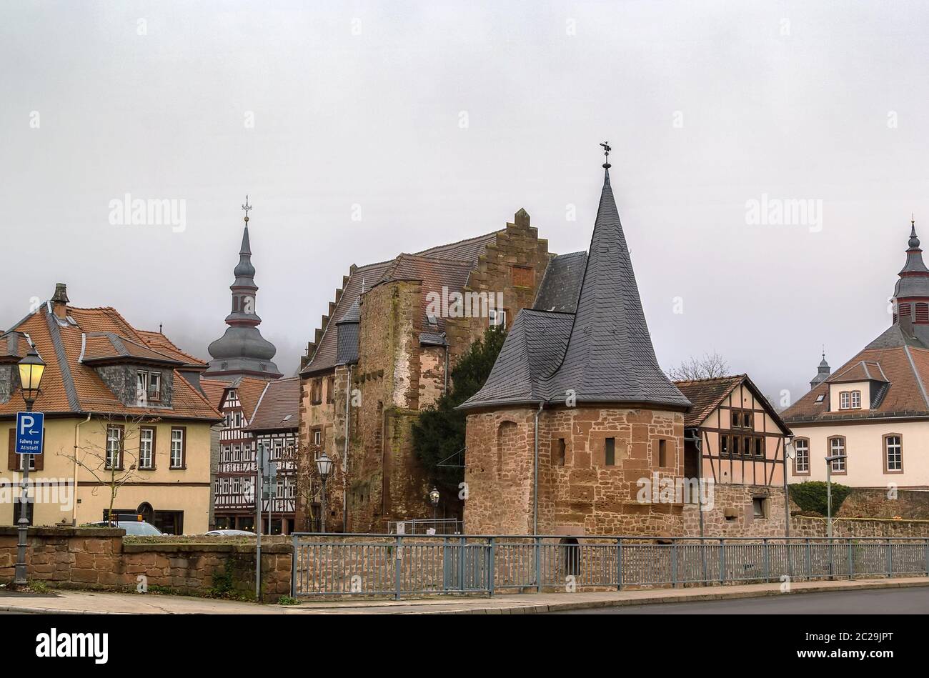 view of Budingen, Germany Stock Photo - Alamy