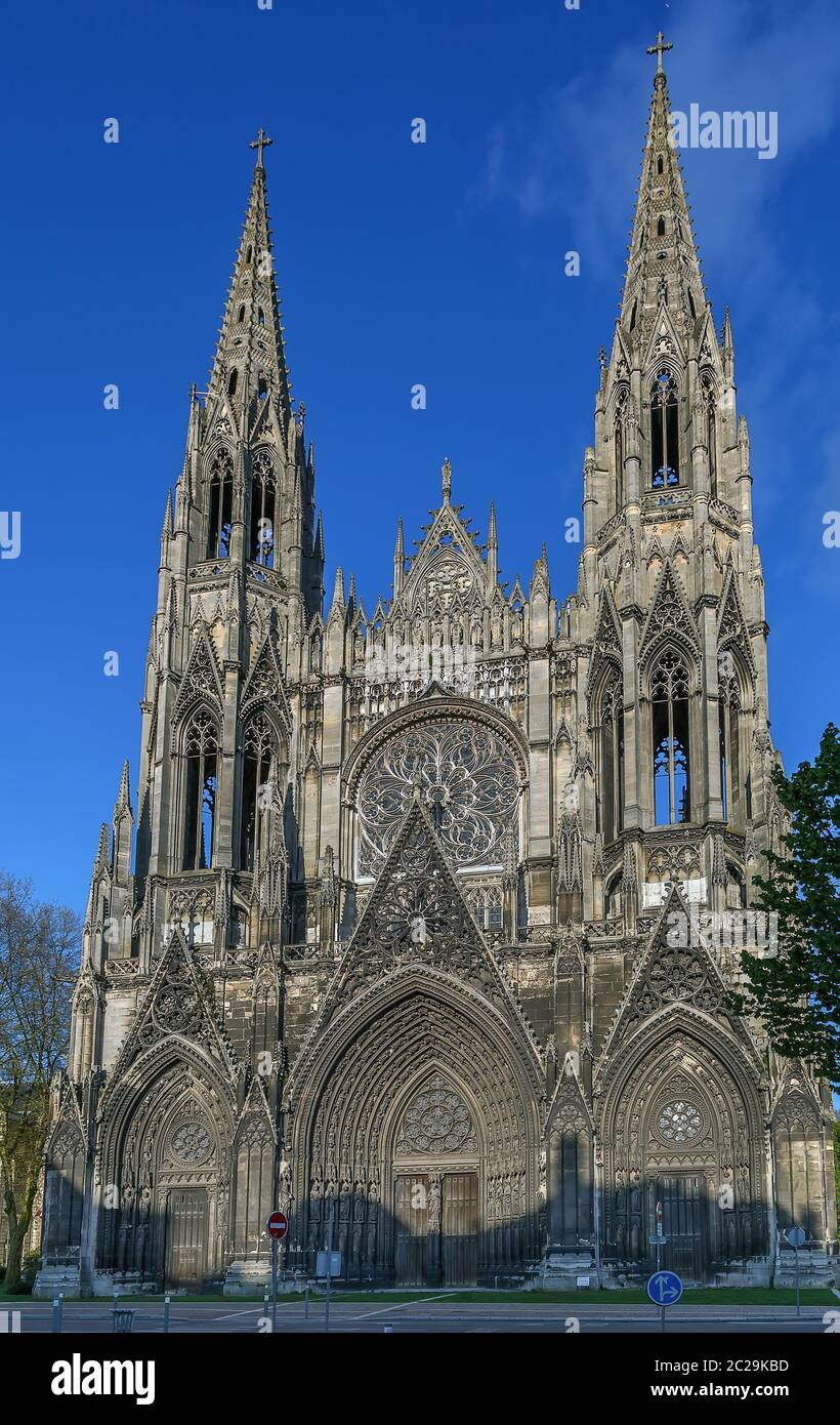Church of St. Ouen, Rouen Stock Photo