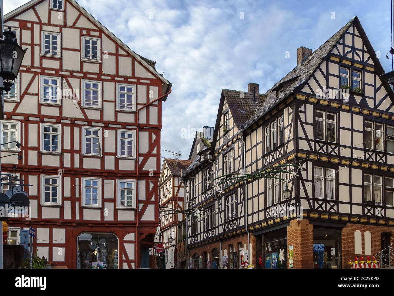 street in Marburg, Germany Stock Photo Alamy