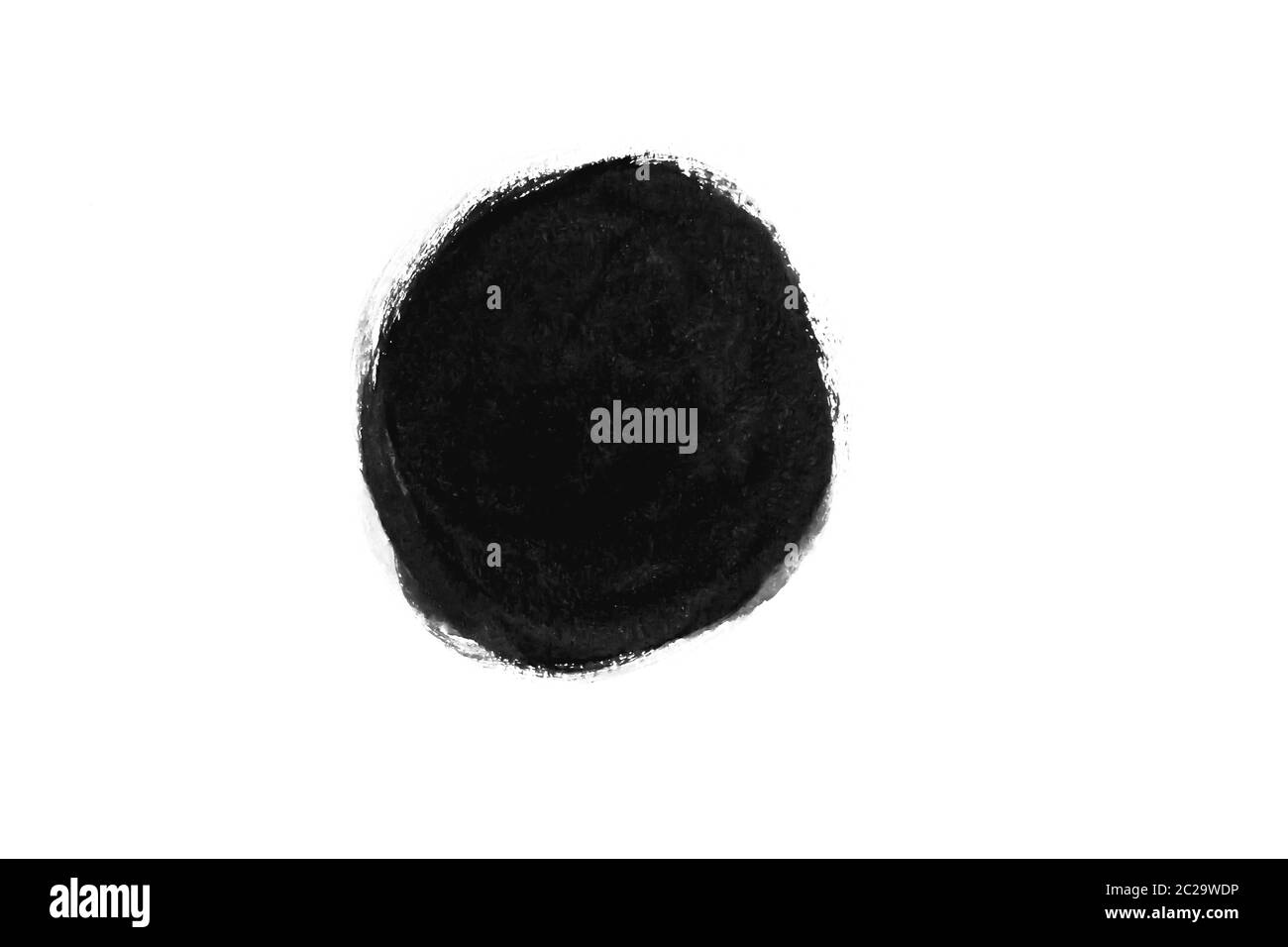 Abstract Ink Circle splash isolate on white background Stock Photo - Alamy