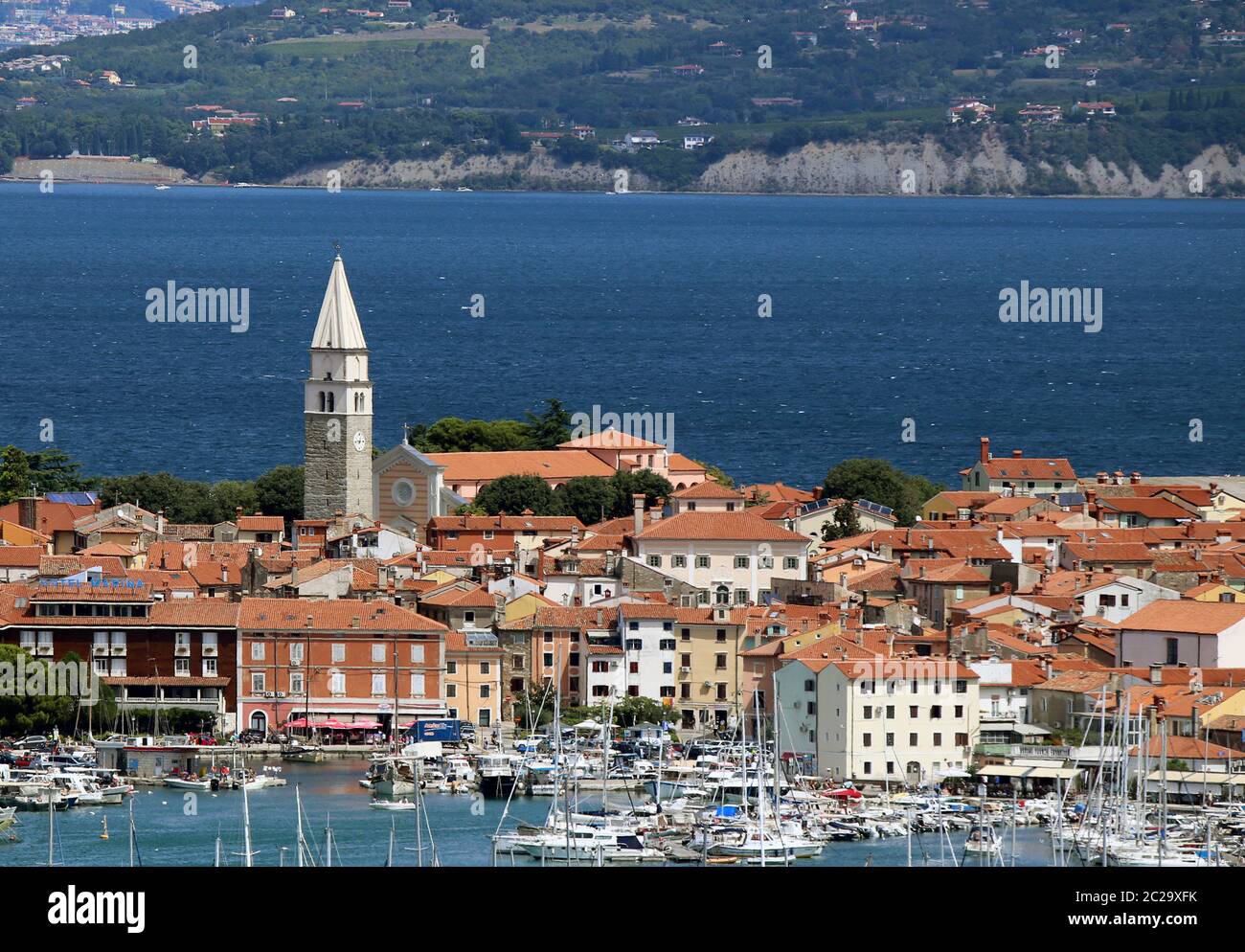Isola on the Slovenian Adriatic coast Stock Photo